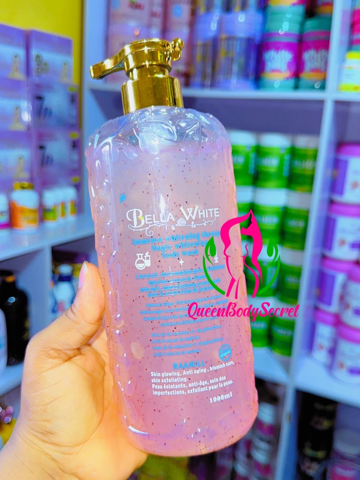 Bella white shower gel