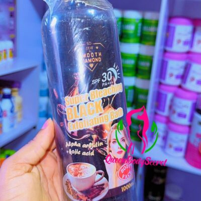 Smooth diamond black shower gel