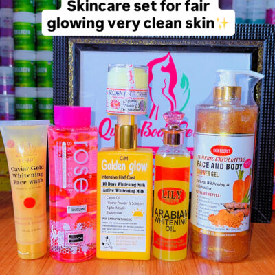 Skincare set for fair skin