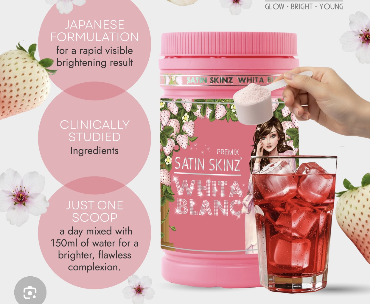 Satinskinz white blanc