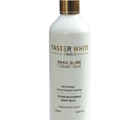 Faster white lotion