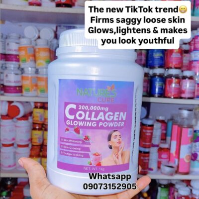 Nature cure collagen glowing powder