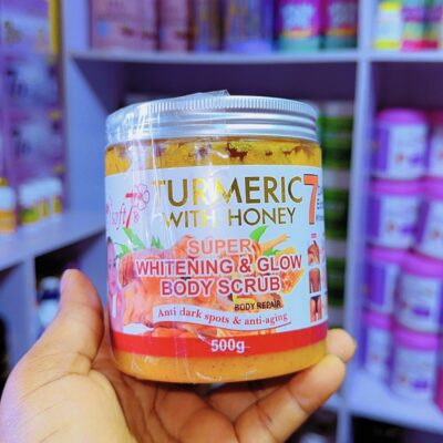 Soft7 tumeric exfoliating whitening scrub