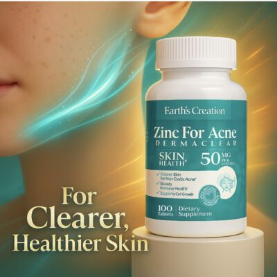 Earth creation zinc for acne
