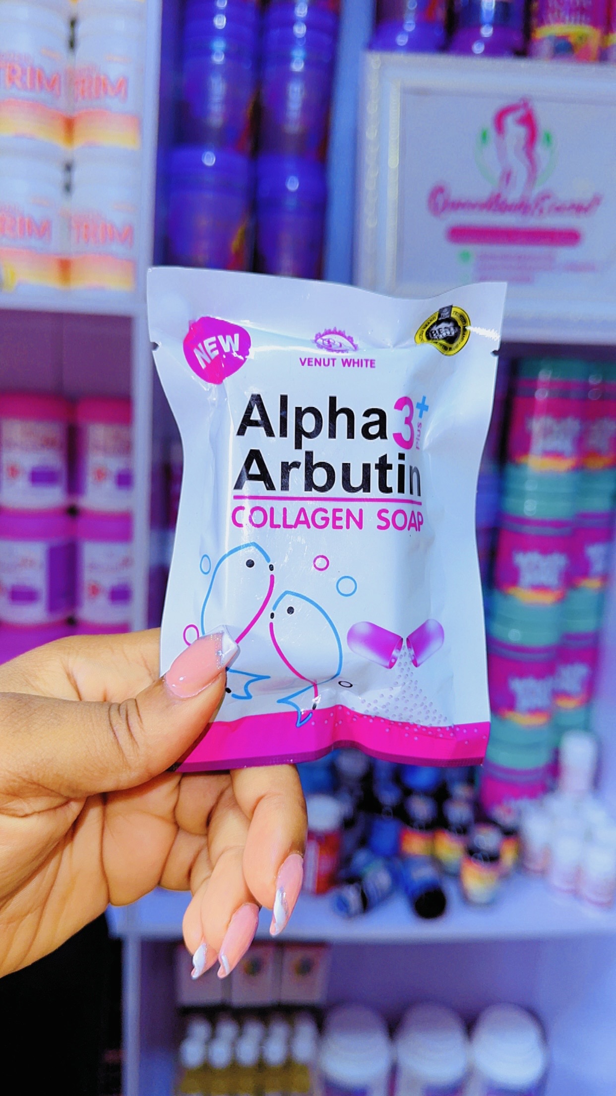 Alpha Arbuthin collagen soap