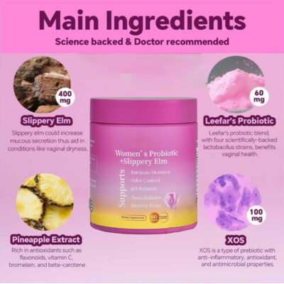 Women probiotic + slippery elm