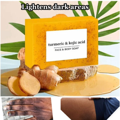 Tumeric and kojic acid soap